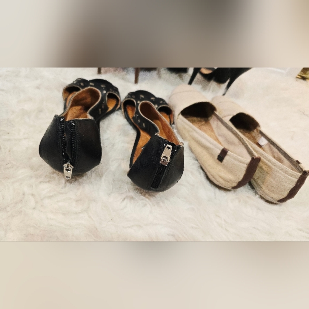 🔥 US Size 10 Bundle of 4 Pairs Women's Shoes, Leather - Picture 13 of 16